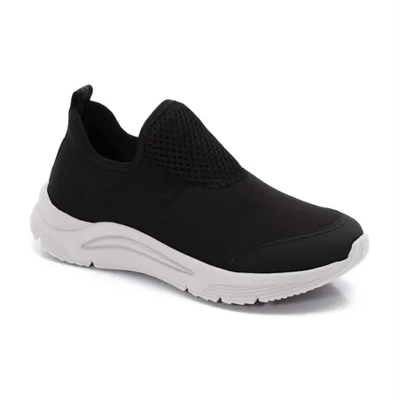 Tênis Infantil Slip On Preto Fofinho E Divertido
