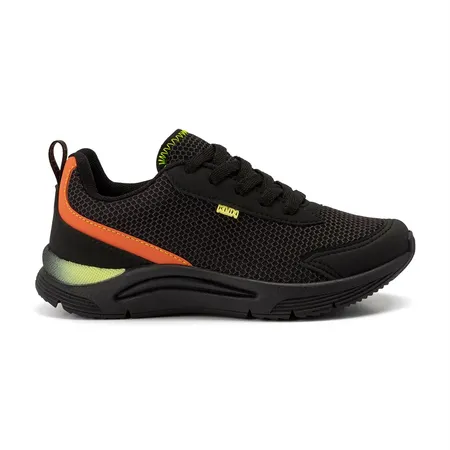 Tênis Infantil Klin Adventure Flex Preto Laranja Tênis Infantil Klin Adventure Flex Preto Laranja