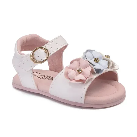 Sandália Infantil Klin Fofura Floral