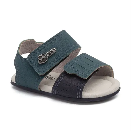Sandália Infantil Klin Fofura Conforto Verde-Mar