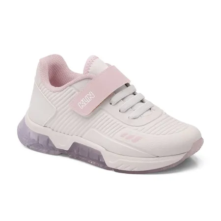 Tenis Light - 604 - Branco/Rosa Bb