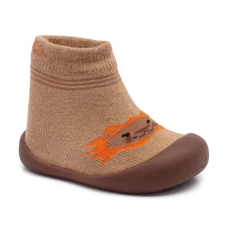 Sapatinho De Bebê Flexível Leãozinho Fofinho