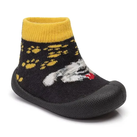 Meia Comfort - Preto/Amarelo