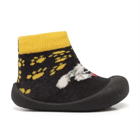 Meia Comfort - Preto/Amarelo